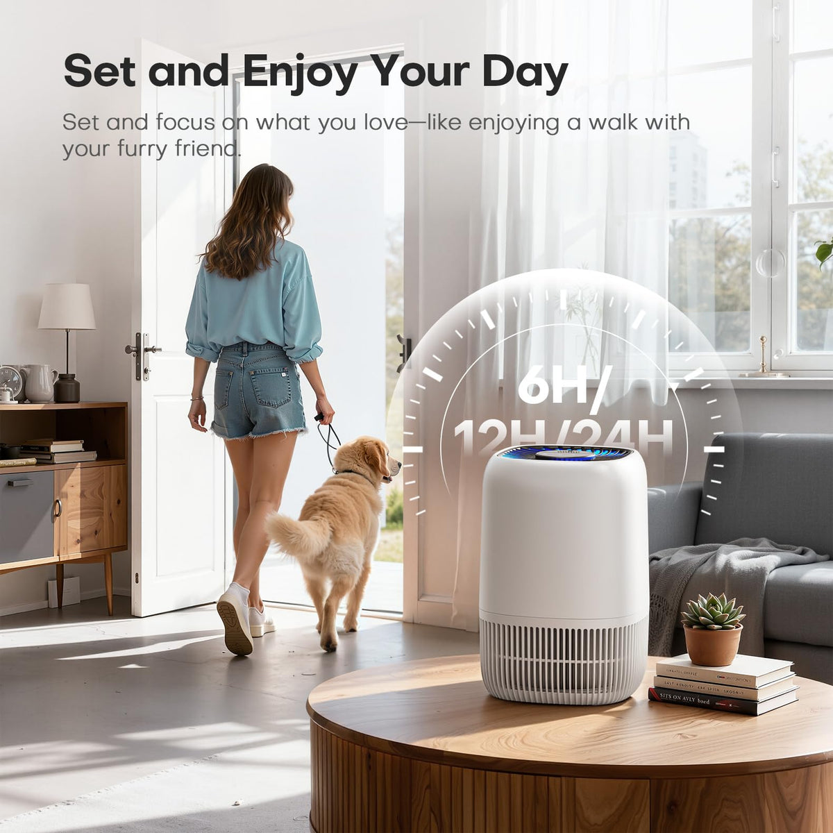 VOOPNU Air Purifiers for Home High Efficiency Filter Up to - VOOPNU Official Imagery - 8