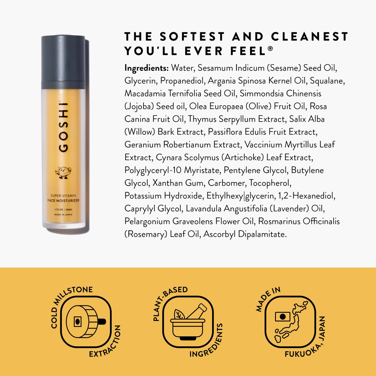 GOSHI Super Vitamin Face Moisturizer - GOSHI Official Imagery - 3