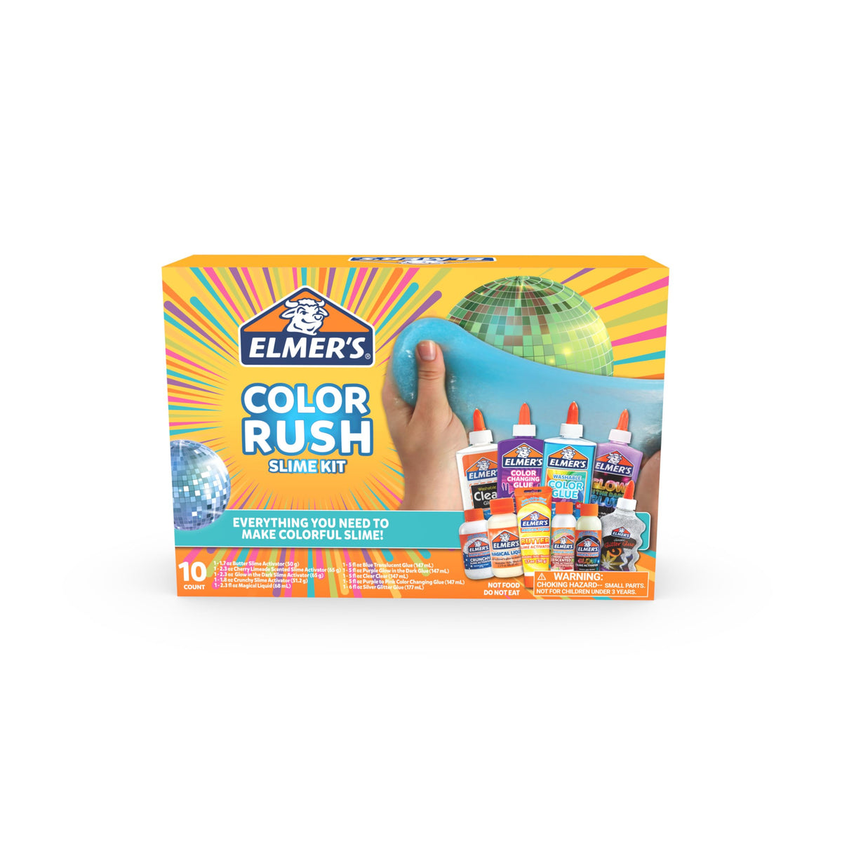 Elmer s Color Rush Slime Kit Includes Liquid Glue Activator - Elmer's Official Imagery - 7