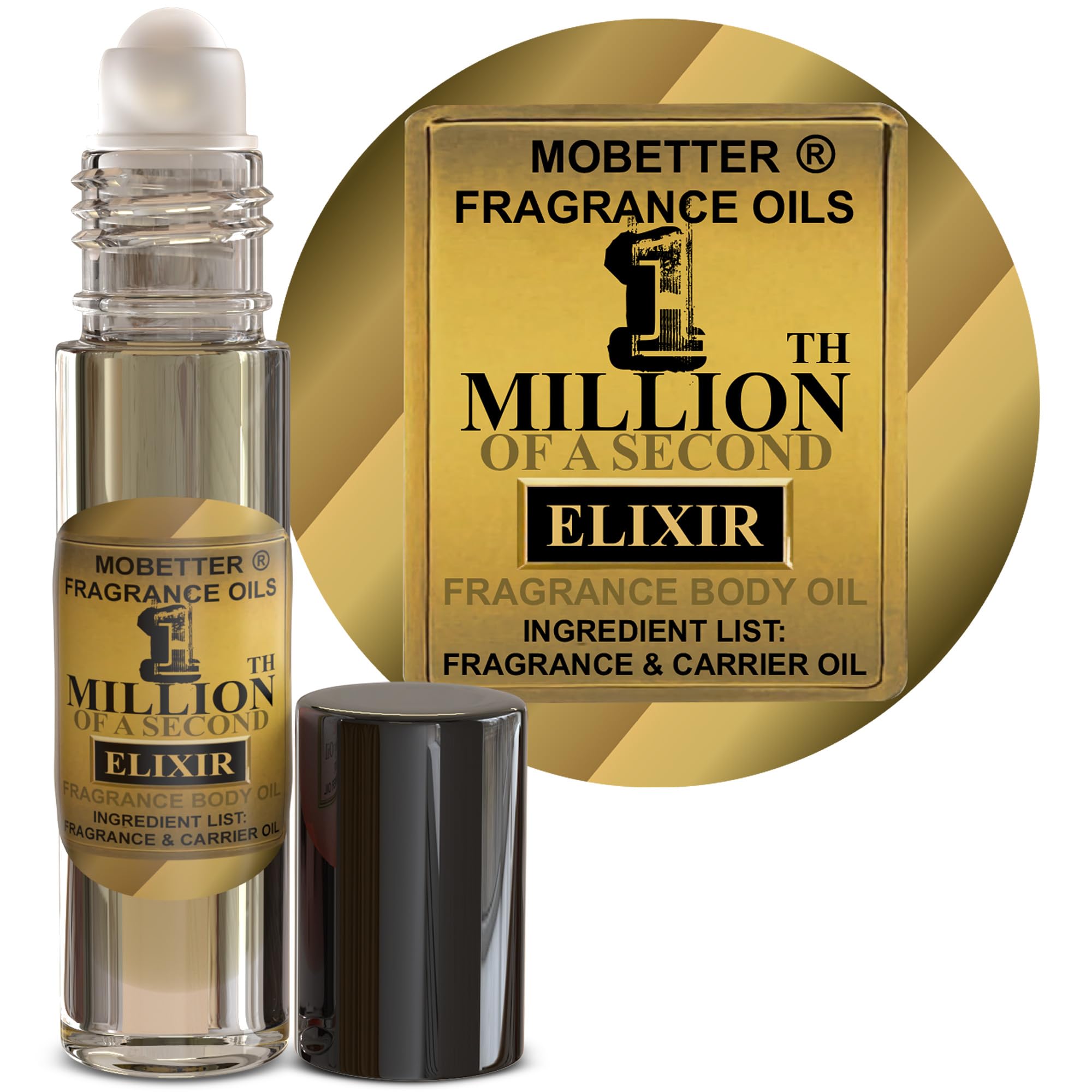 MOBETTER FRAGRANCE OILS 1 Millionth of a Second Elixir Men - Product Imagery