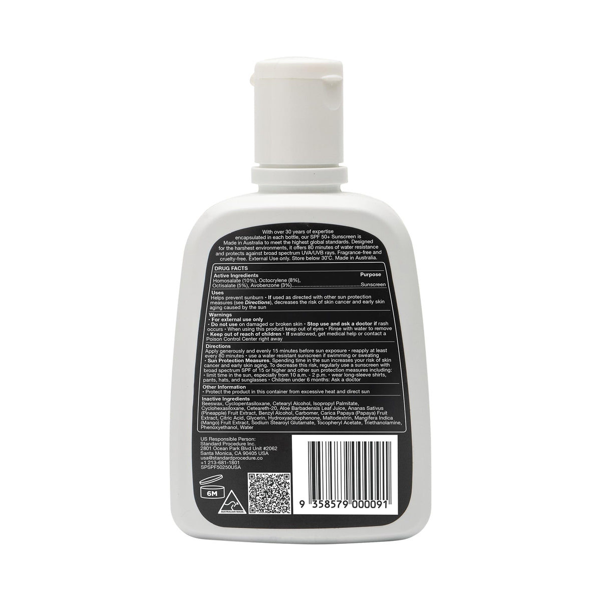 Standard Procedure SPF 50 Sunscreen Aloe Vera Gel 4HR Water - Standard Procedure. Official Imagery - 7