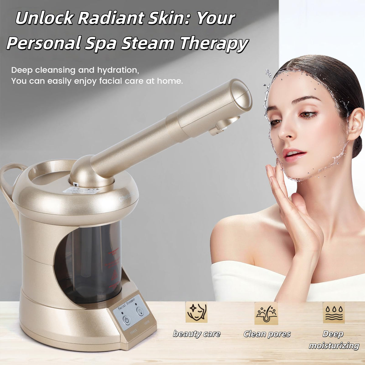 Professional Facial Steamer Portable Type high Water Mist - Chetunju Official Imagery - 5