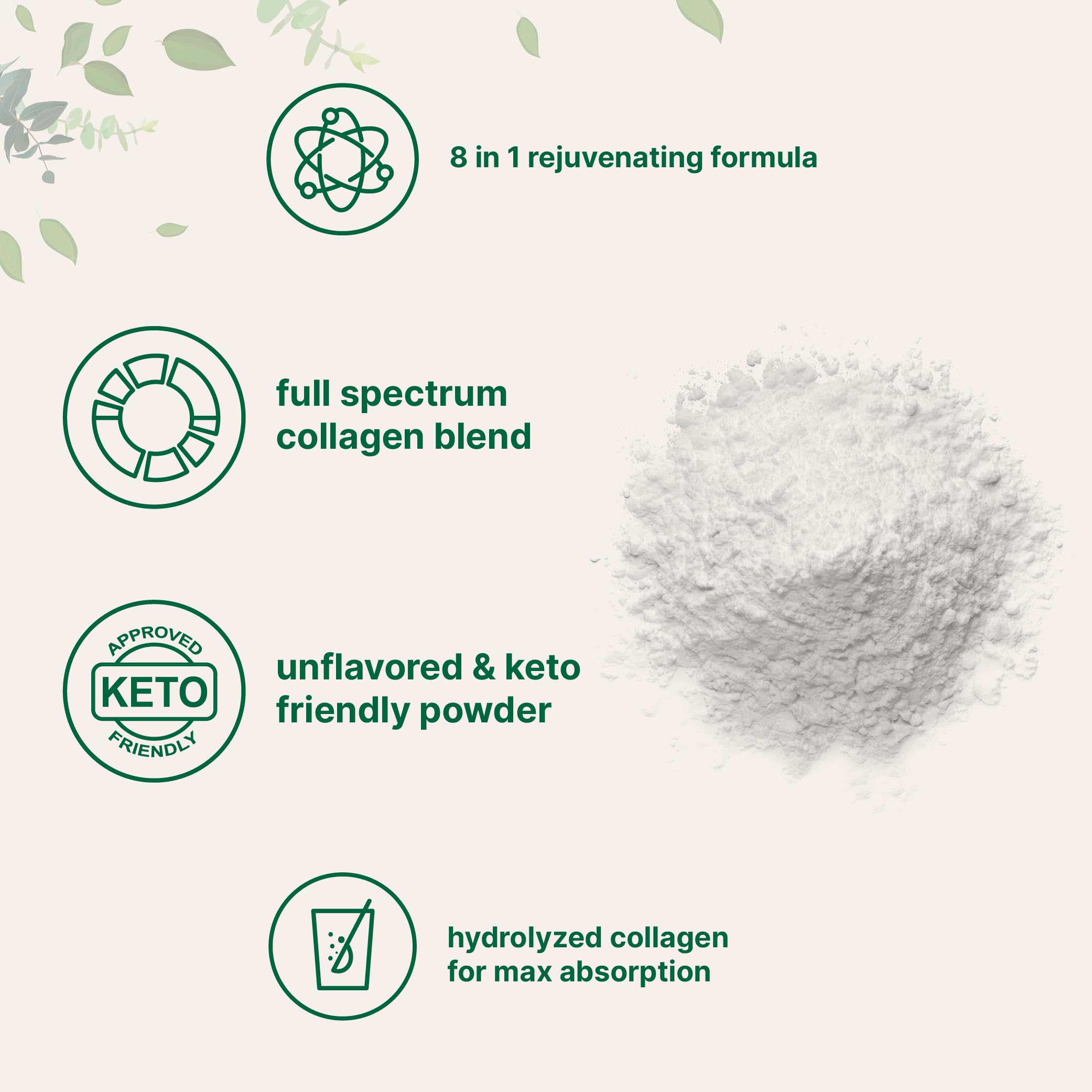 Micro Ingredients Multi Collagen Peptides Powder 8oz - Micro Ingredients Official Imagery - 4