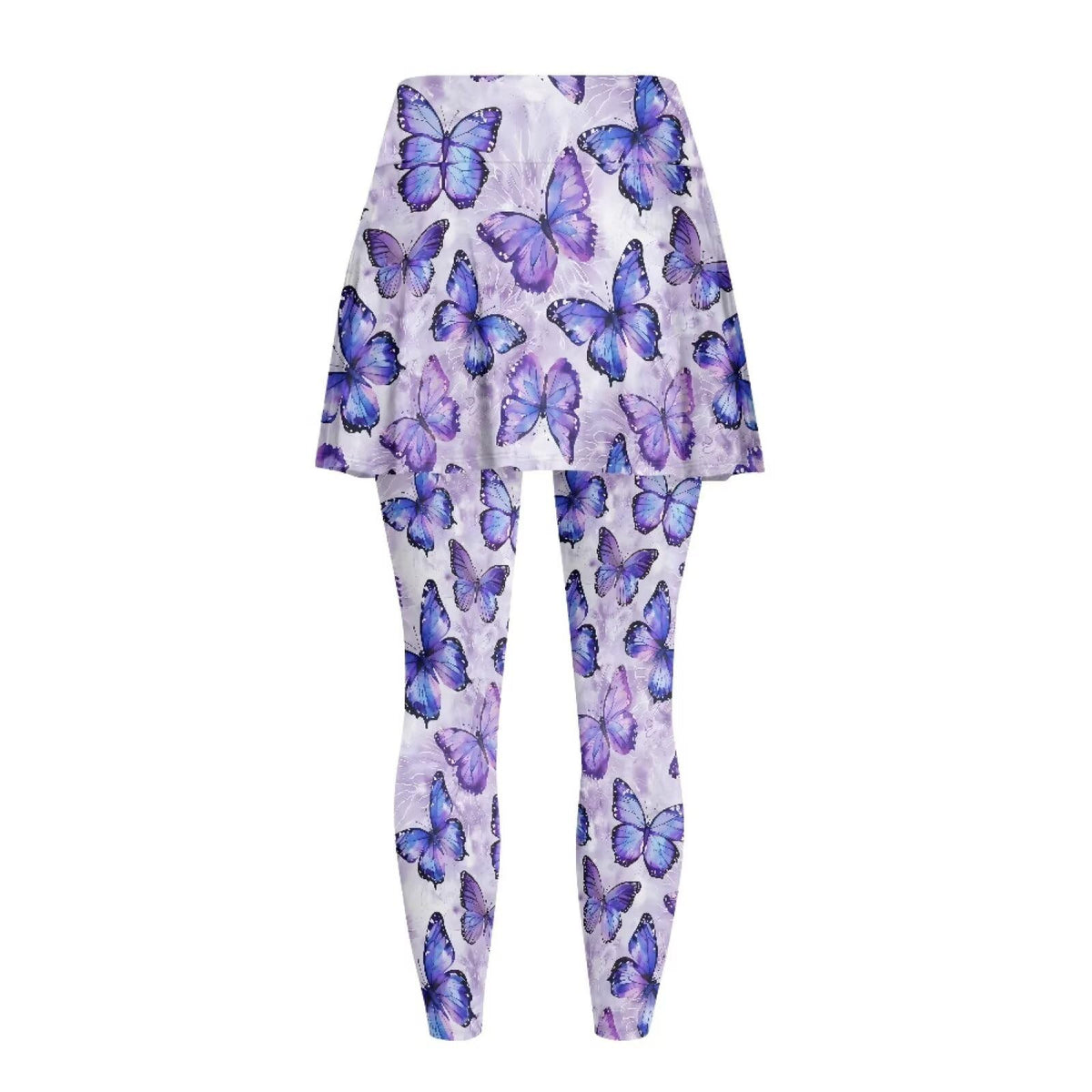 Women s Tennis Leggings with Skirts and Pockets - WHUVUMFY Official Imagery - 7
