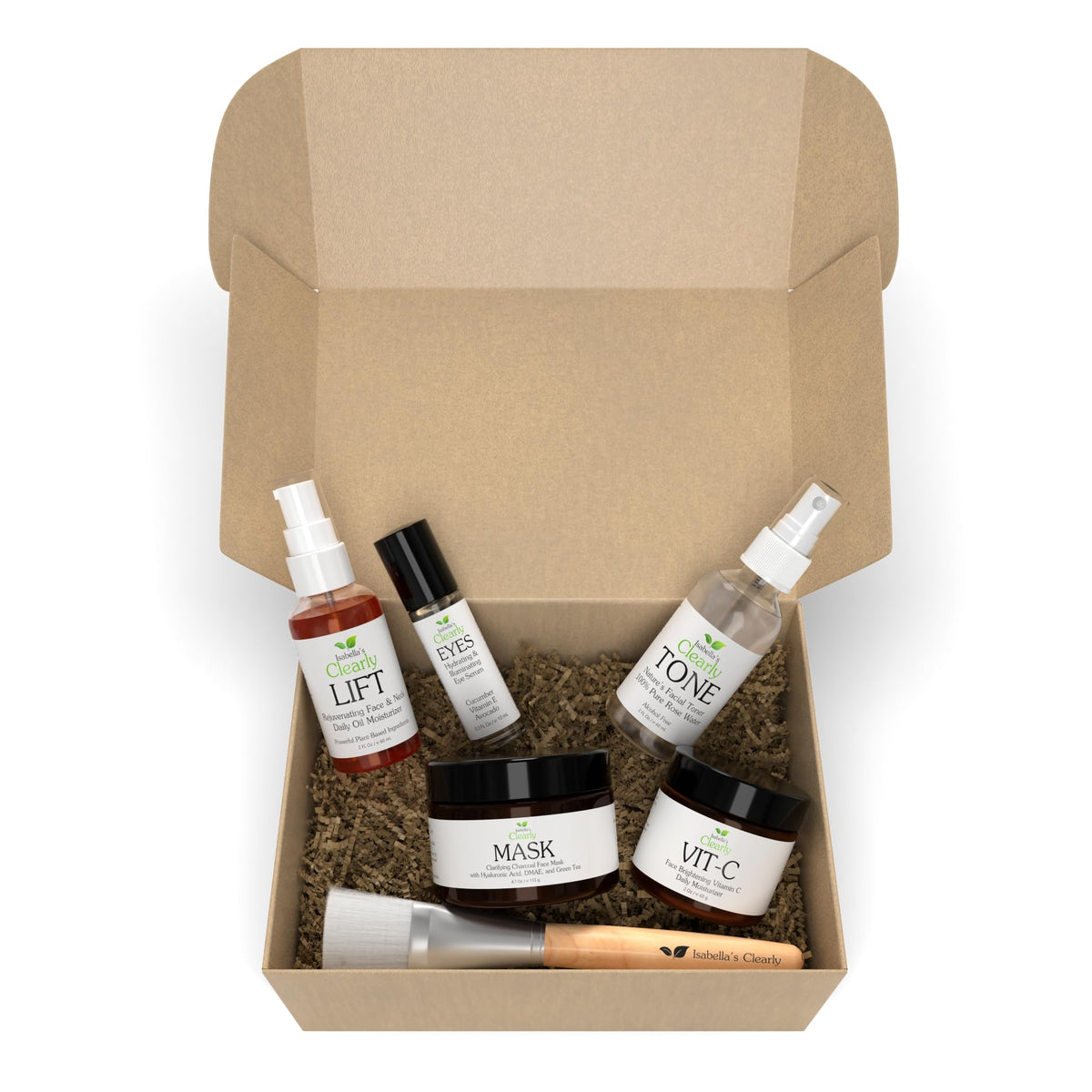 Flawless Natural Skin Care Gift Set for Women - Isabella's Clearly Official Imagery - 1