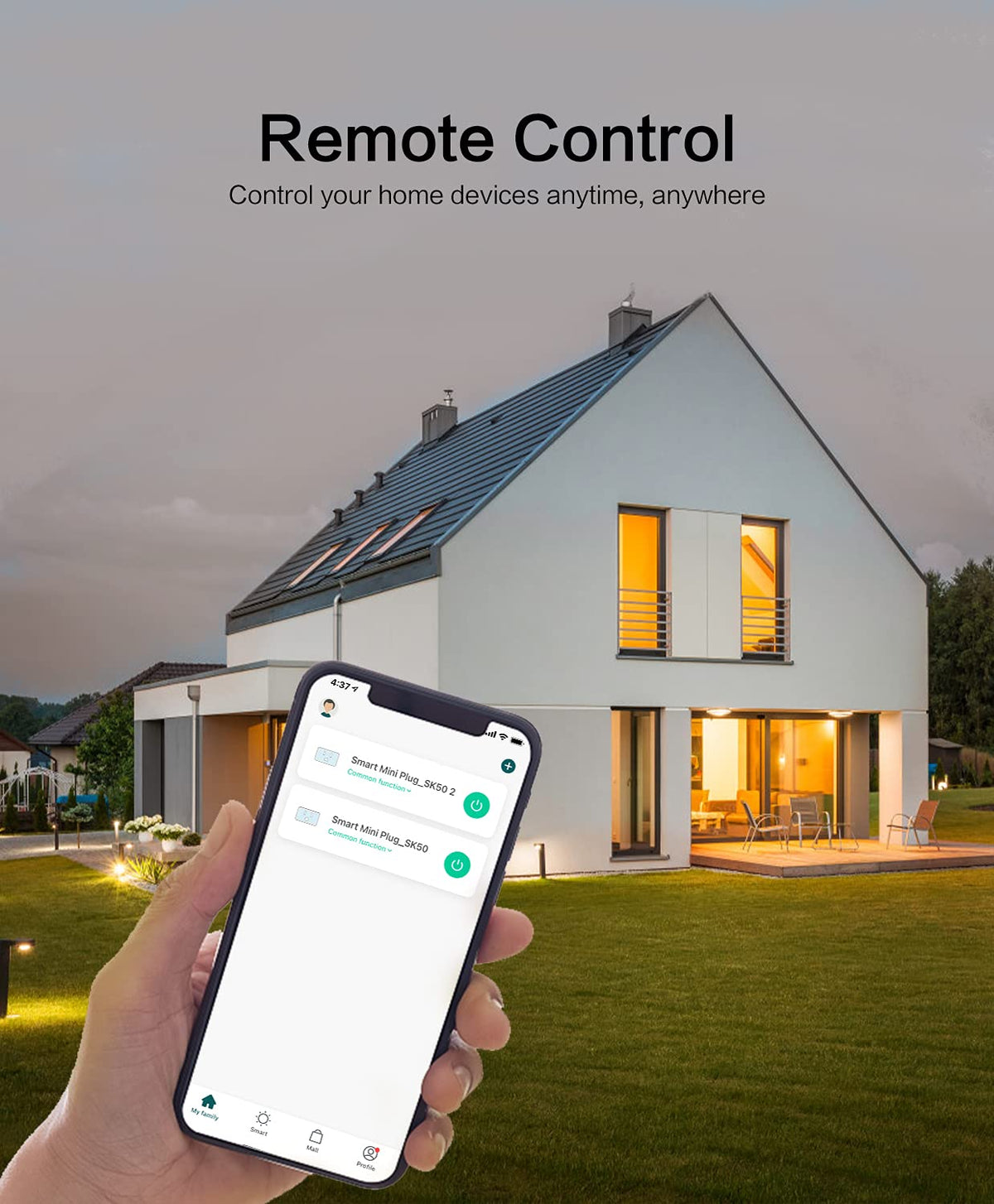 TREATLIFE 4 Pack Smart Plugs that Work with Alexa and Google - TREATLIFE Official Imagery - 8