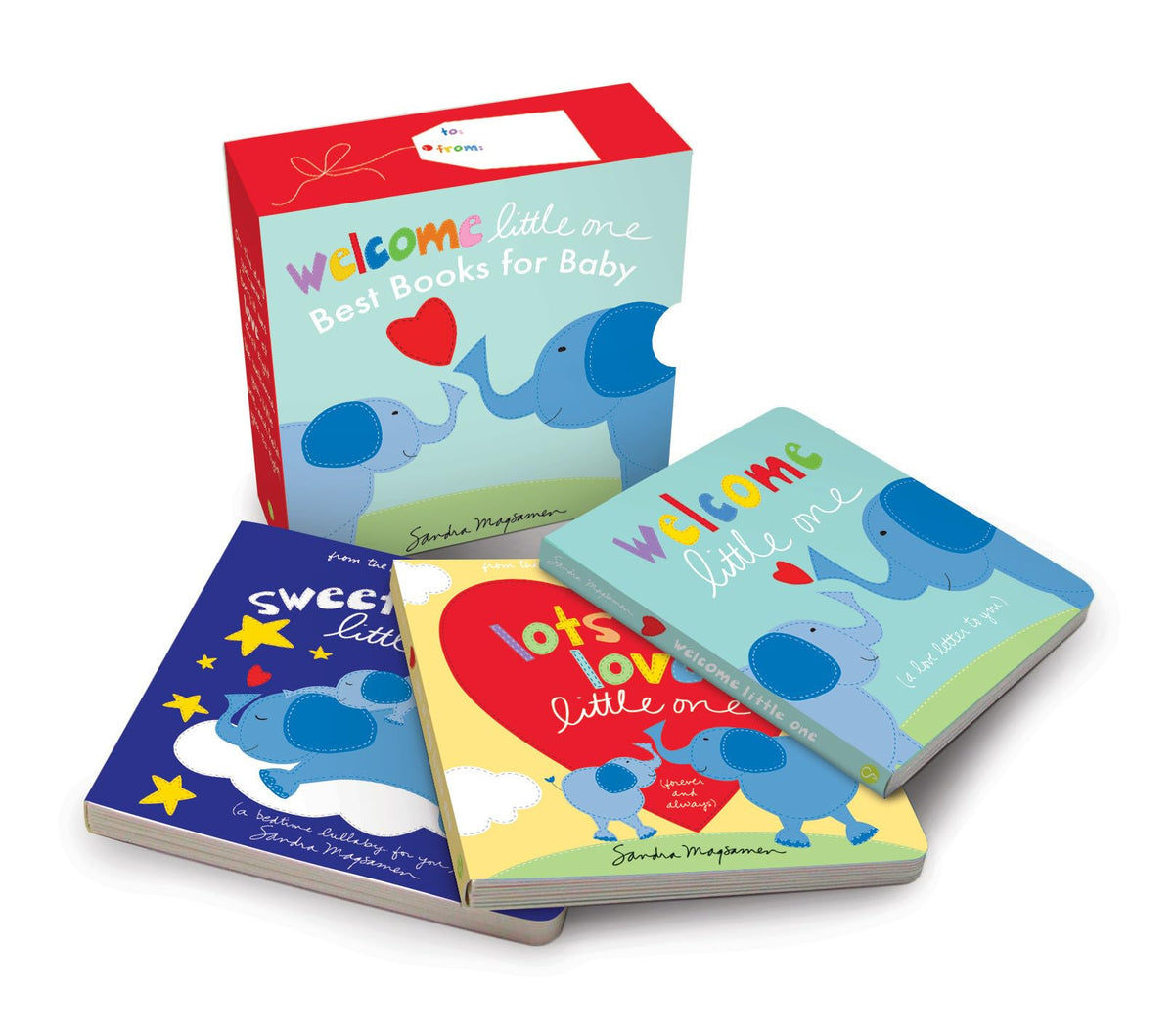 Welcome Little One Box Set A Board Book Collection of Best - by               
		   Sandra Magsamen     
       			(Author) 
       	             Format: Board book Official Imagery - 4