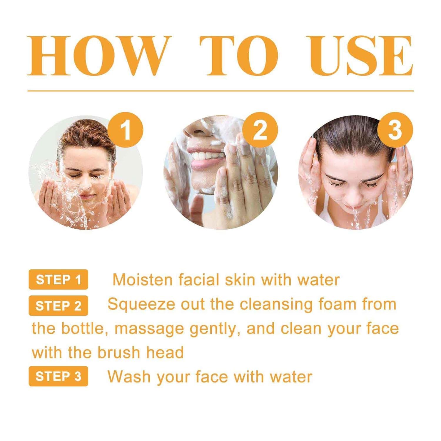 Turmeric Face Wash,Turmeric Facial Cleanser,Turmeric Foaming - IYUWE