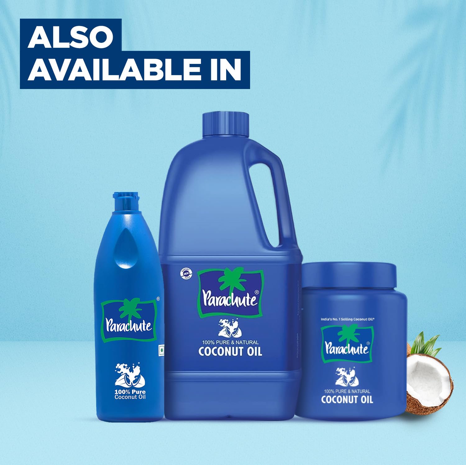 Parachute Coconut Oil - 100% Pure & Natural Unrefined Coconut - Parachute Official Product View 9