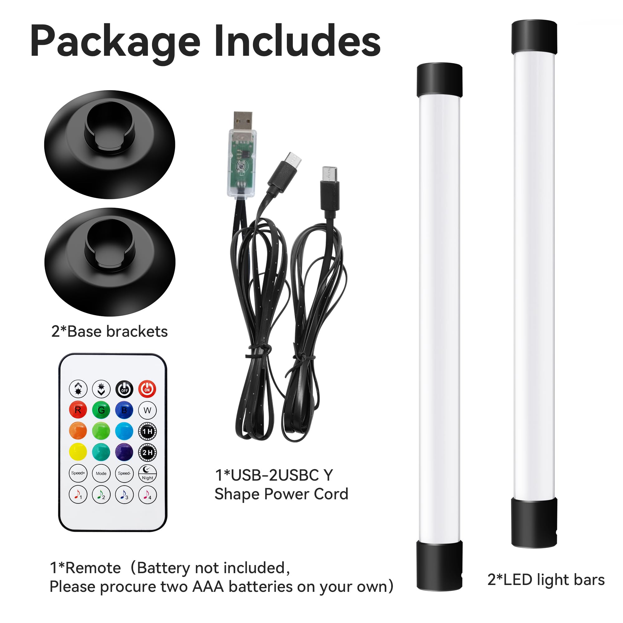 Ledagic IC+RGBW USB Powered Led Light Bar with App & Remote Contr - Ledagic Official Product View 7