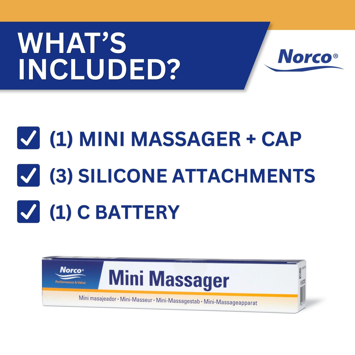 Norco Mini Massager - North Coast Medical Official Imagery - 7