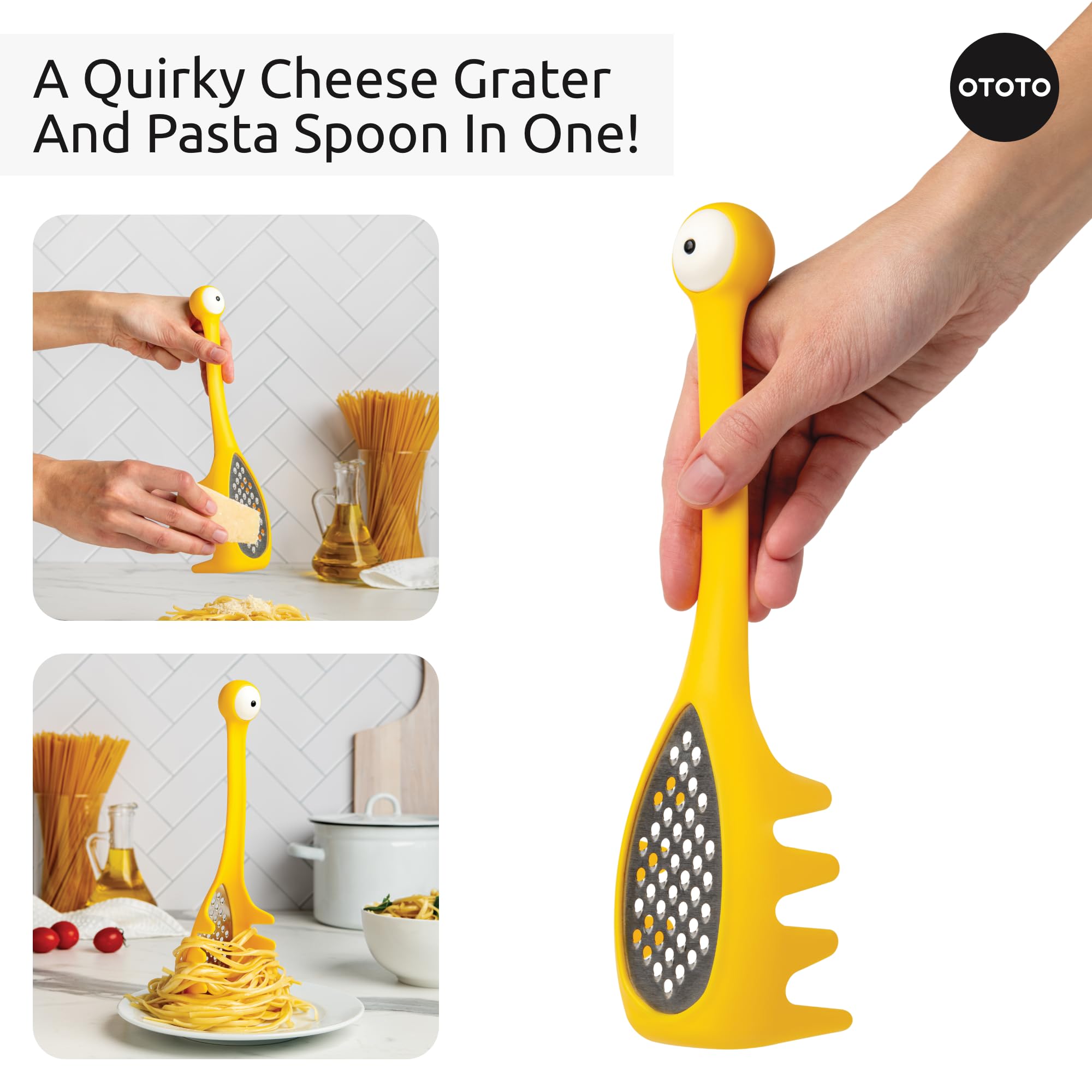 OTOTO Pasta Spoon & Spaghetti Spoon - Cooking Gadgets, Cooking Gifts, - View 5