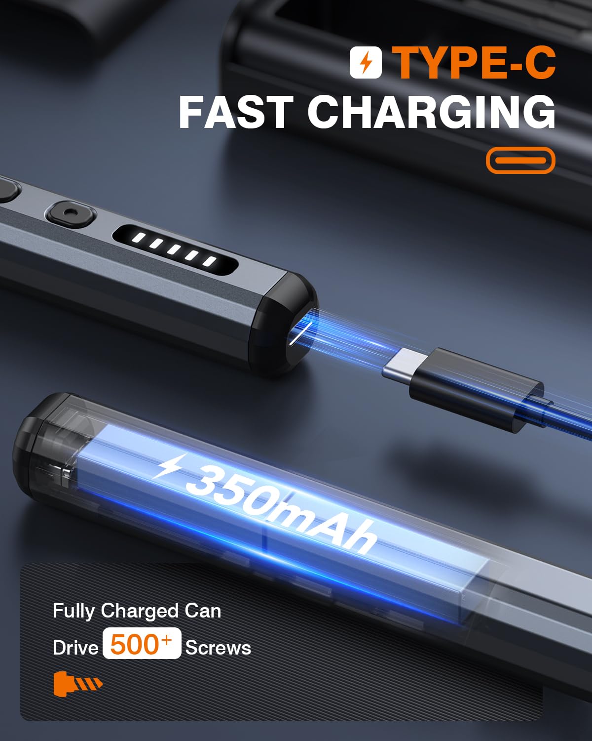 JOREST Mini Electric Screwdriver Small Cordless Precision - Jorest Official Imagery - 7