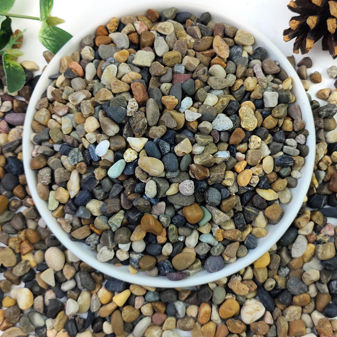 20lbs Natural River Rocks 1 4 Aquarium Gravel Small Rocks - YISZM Official Imagery - 1