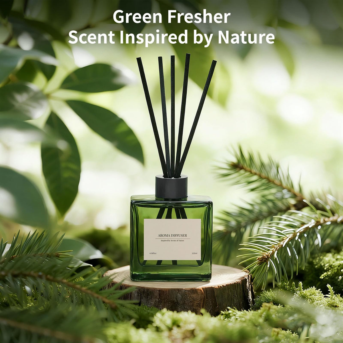 Reed Diffuser Set 4 fl oz Vanilla Cream 2 Pack Scent - GAGINGOOLD Official Imagery - 6