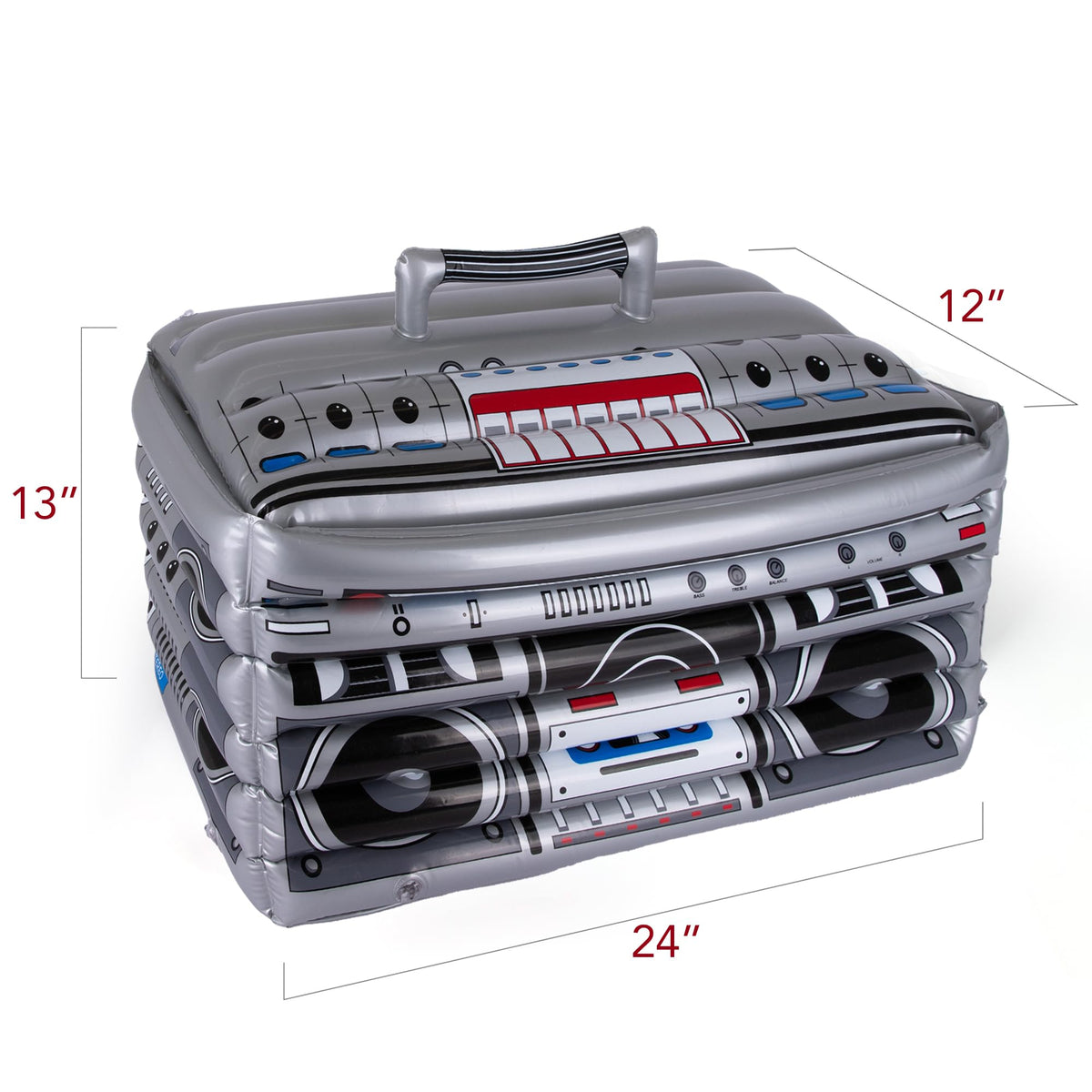 ArtCreativity Inflatable Boom Box Cooler Decoration 80s and - ArtCreativity Official Imagery - 3