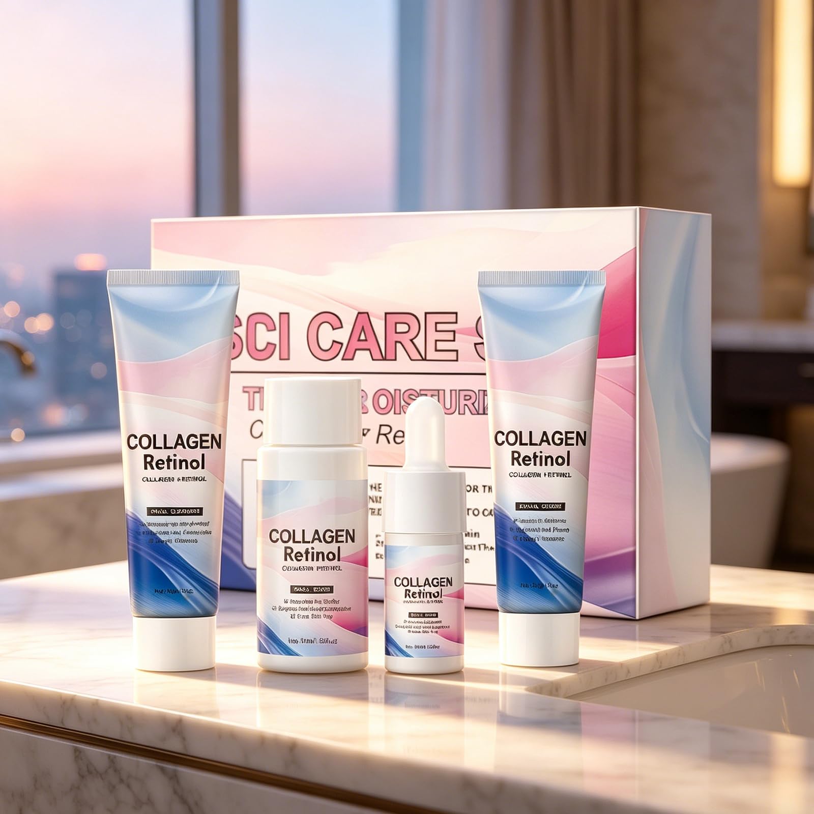 Facial Skin Care Sets &amp; kits Travel Mini Skincare Set, - YAFUSIPE