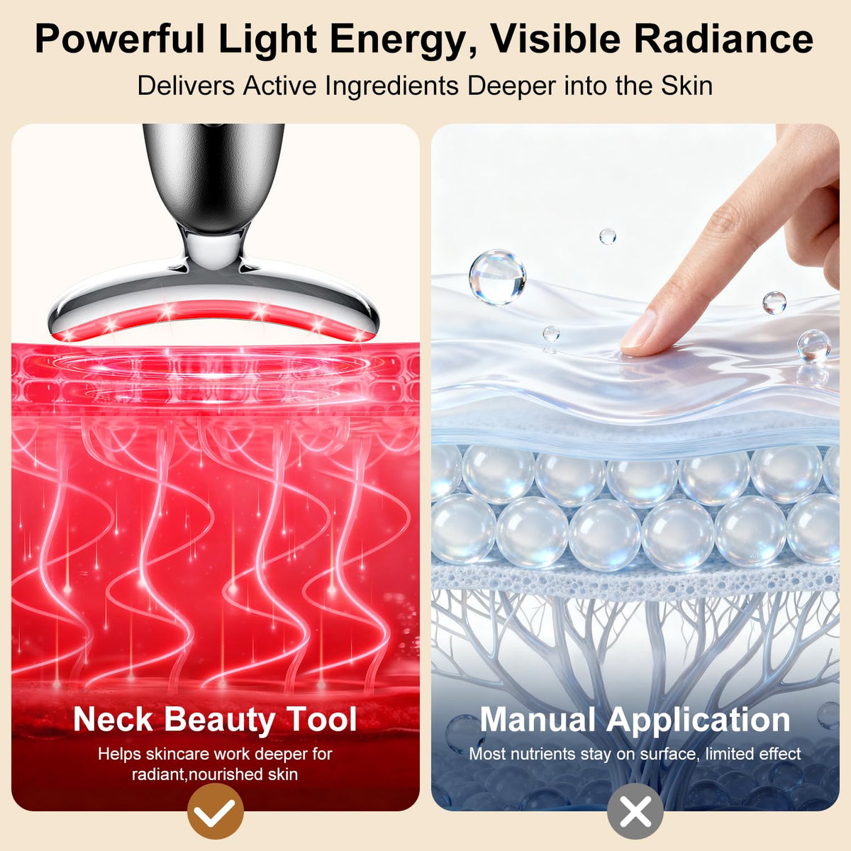 Red Light for Face and Neck 7 in 1 Face Massager Tool 3 - NeatLt Official Imagery - 6