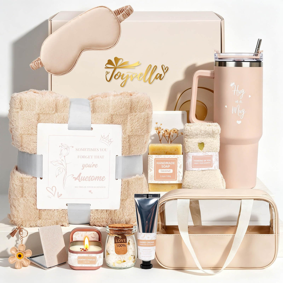Birthday Gift for Women Self Care Spa Gift Basket with - Joyvella Official Imagery - 2
