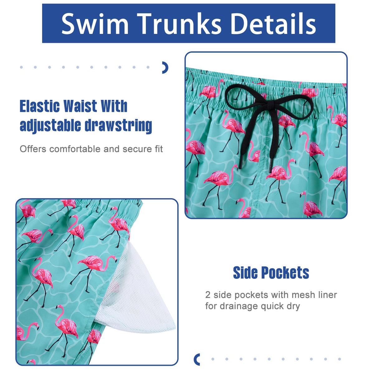 uideazone Mens 7 Swim Trunks with Compression Liner Swimming - uideazone Official Imagery - 8