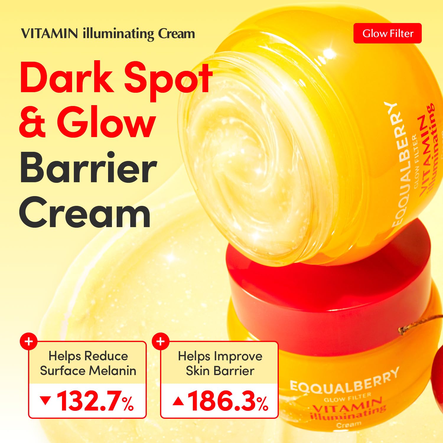 EQQUALBERRY Vitamin Illuminating Cream - EQQUALBERRY Official Product View 3
