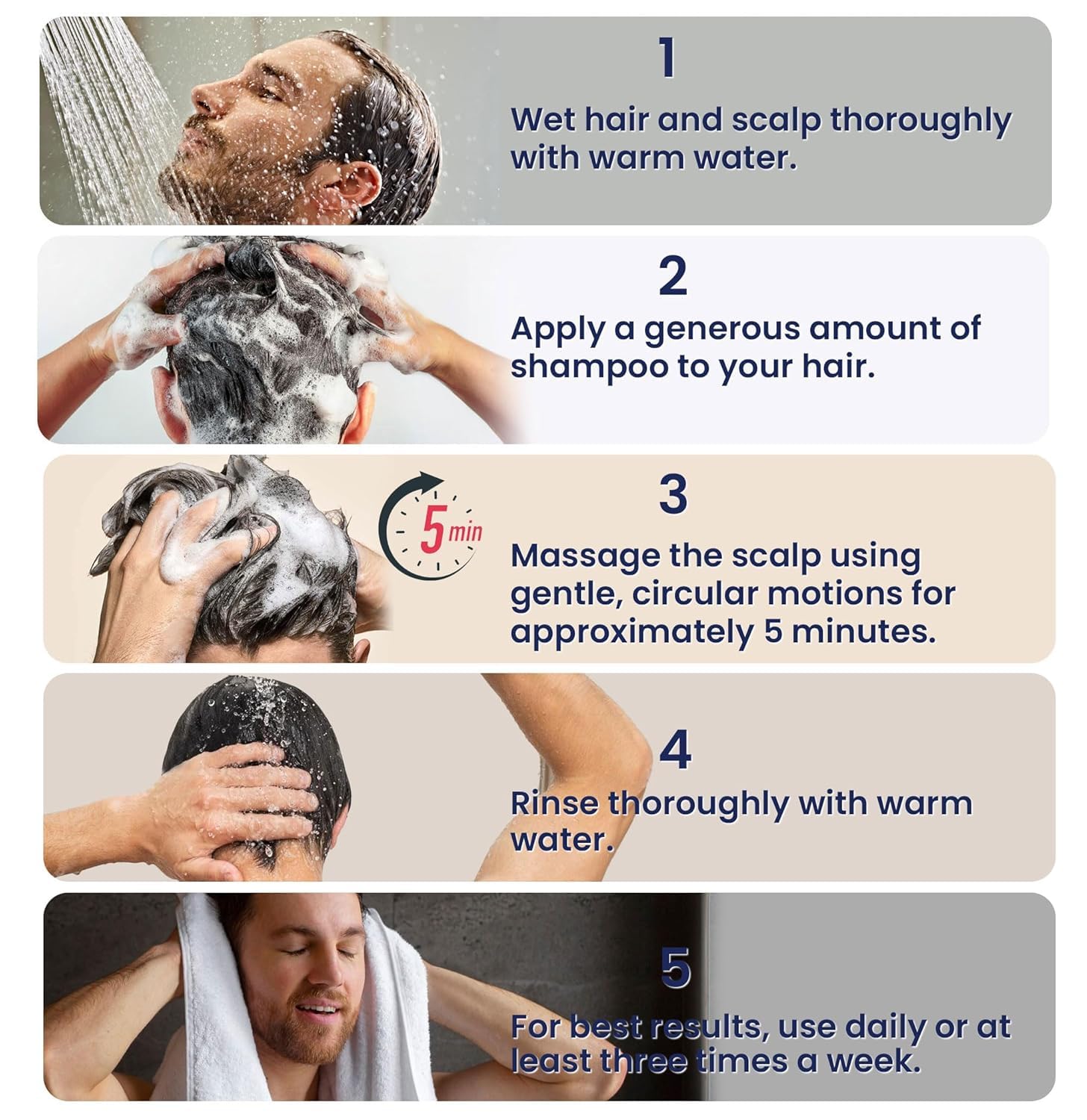 Uttse Biotin Hair Growth Shampoo for Men Natural Thickening - Uttse Official Imagery - 5