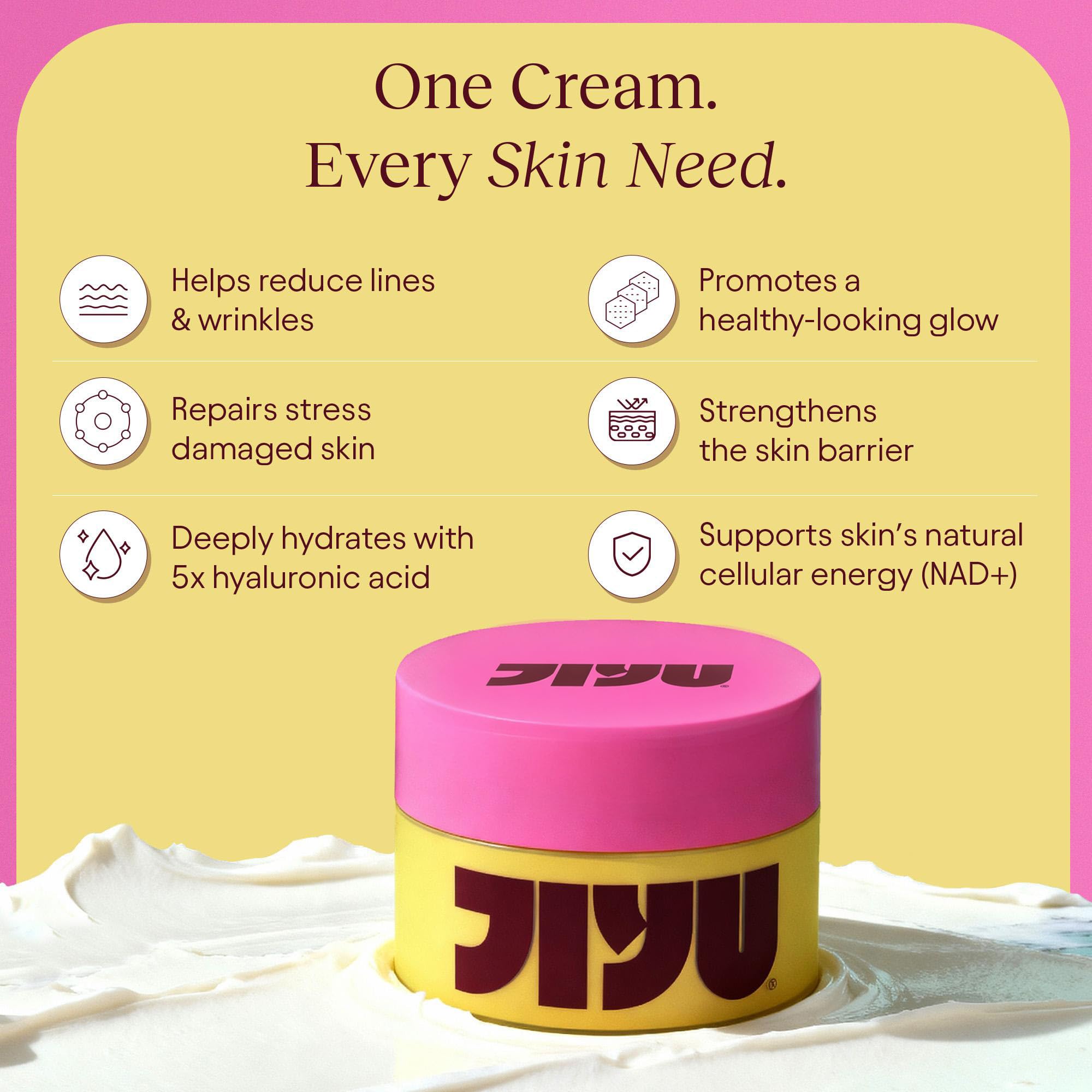 JIYU NAD+ Hydrating Face Moisturizer – Korean Anti-Aging Cream - JIYU