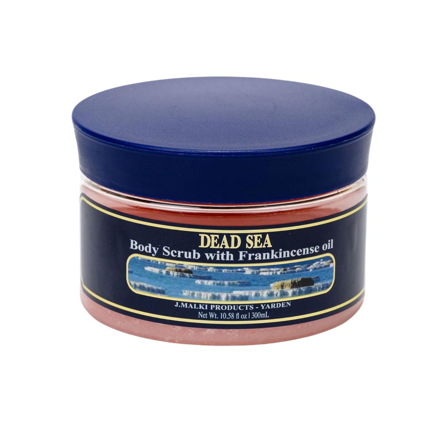 J. Malki Products Malki Dead Sea Products Salt Body Scrub Infused Frankincense