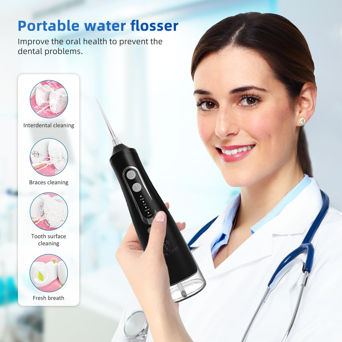 TTFM Electric Dental Water Flosser for Teeth Gums Braces - This That For Me Official Imagery - 3