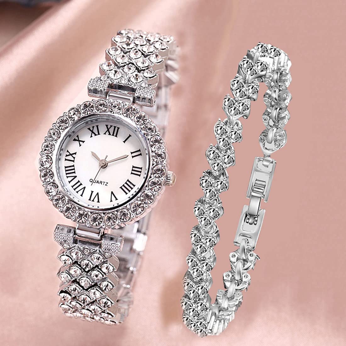 Women Diamond Watchs Luxury Fashion Ladies Bangle Bracelet - BESTKANG Official Imagery - 3