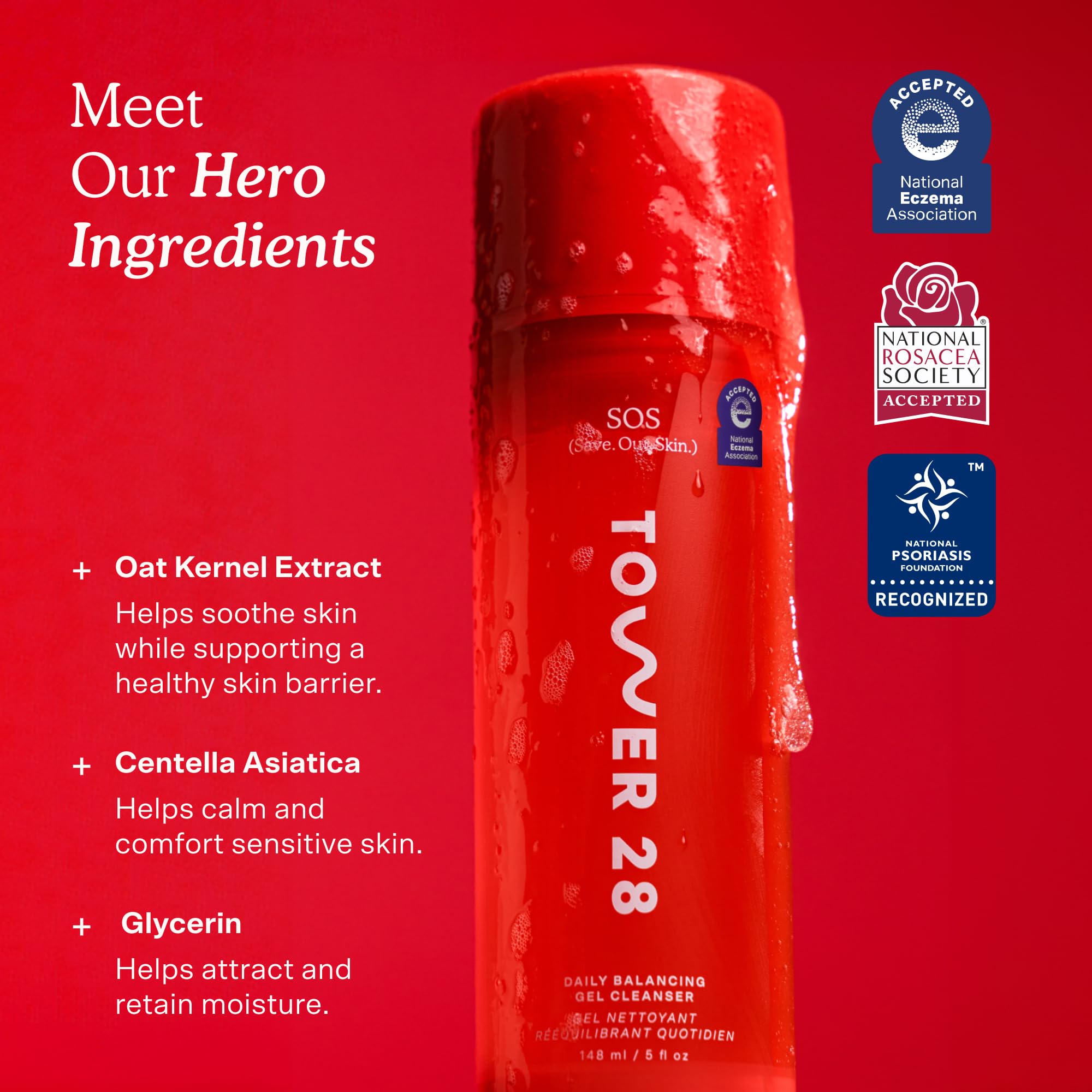Tower 28 SOS Gel Facial Cleanser - Tower 28