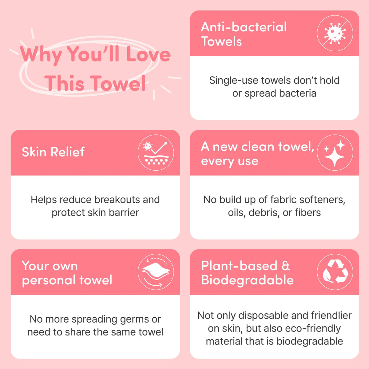 CLAT Disposable Plant Based Face Towels Ultra Soft Viscose - Éclat Official Imagery - 8