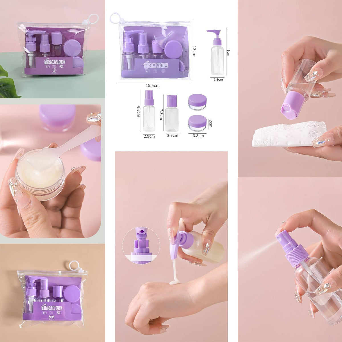 25Pcs Lavender Bath and Body Gift Basket Hydrating Skin Care - Saint Roy Official Imagery - 5