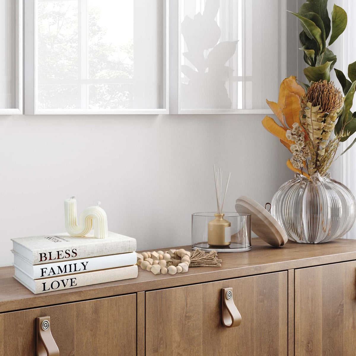 Linen Covered Decor Books 3 Pieces Decorative Books for Home - tinctor Official Imagery - 7
