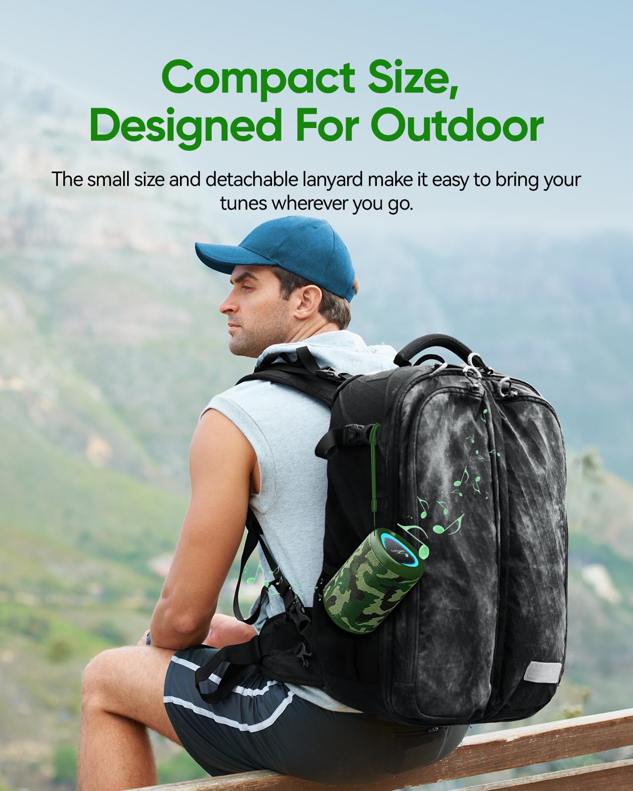 CHIFENCHY Portable Bluetooth Speaker Beach Essentials: IPX5 Waterproof for Outdo - CHIFENCHY Official Product View 4