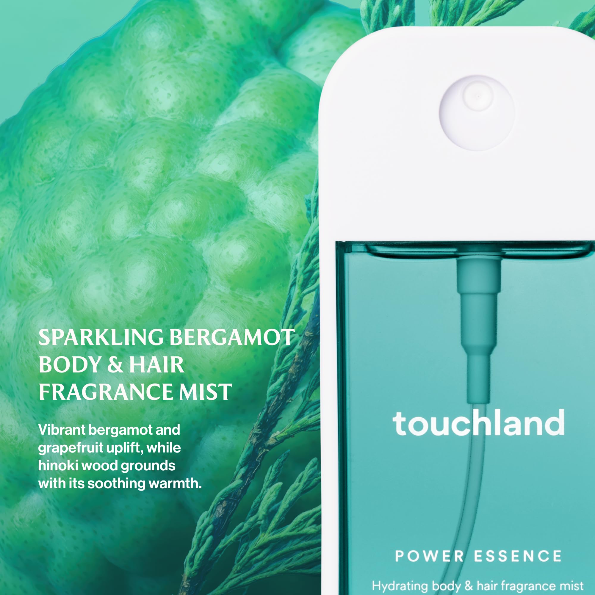 Touchland Body Hair Sparkling Bergamot Hydrating Fragrance - Touchland Official Imagery - 3