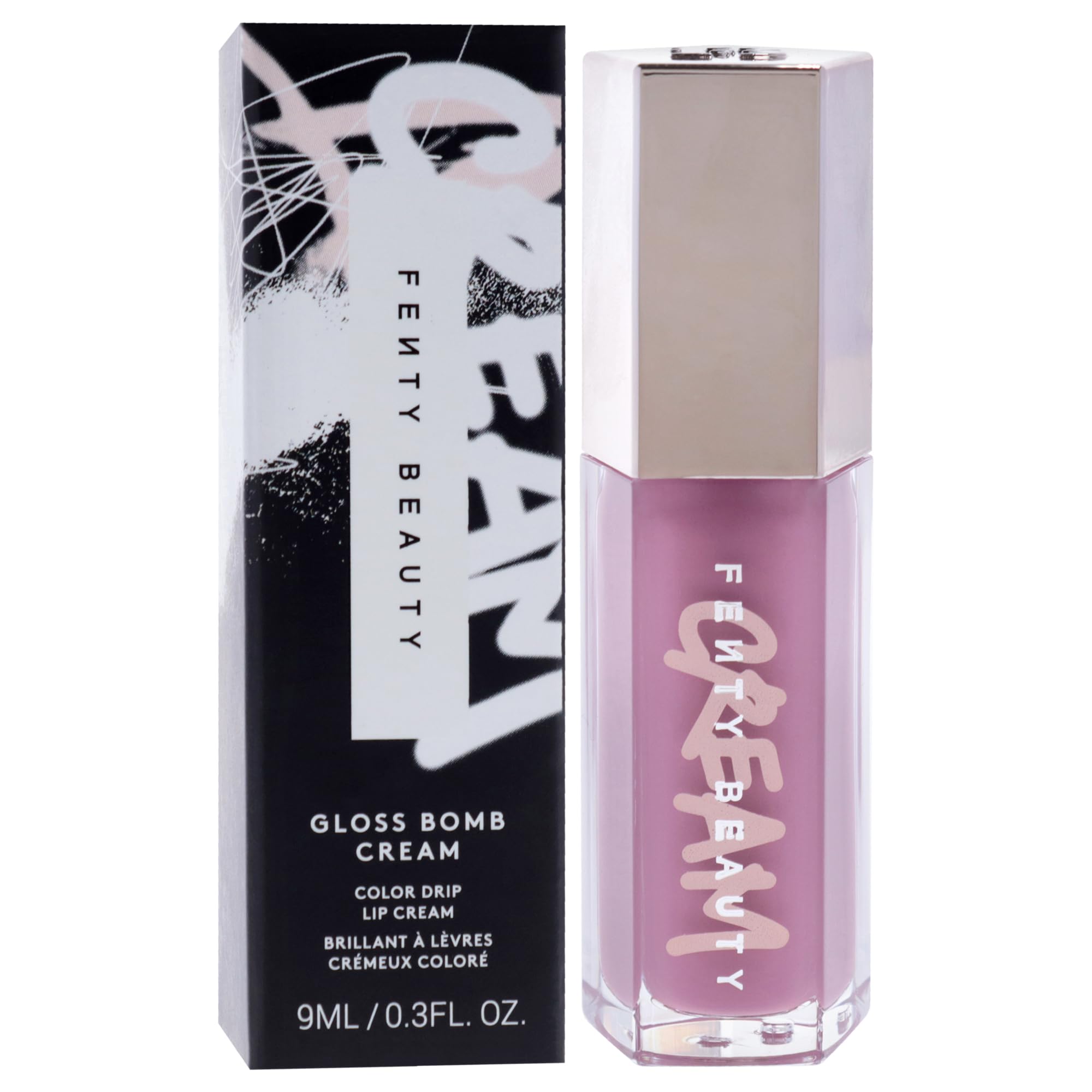 Fenty Beauty Gloss Bomb Cream Color Drip Lip Cream - Mauve Wives for Women - 0.3 oz Lipstick