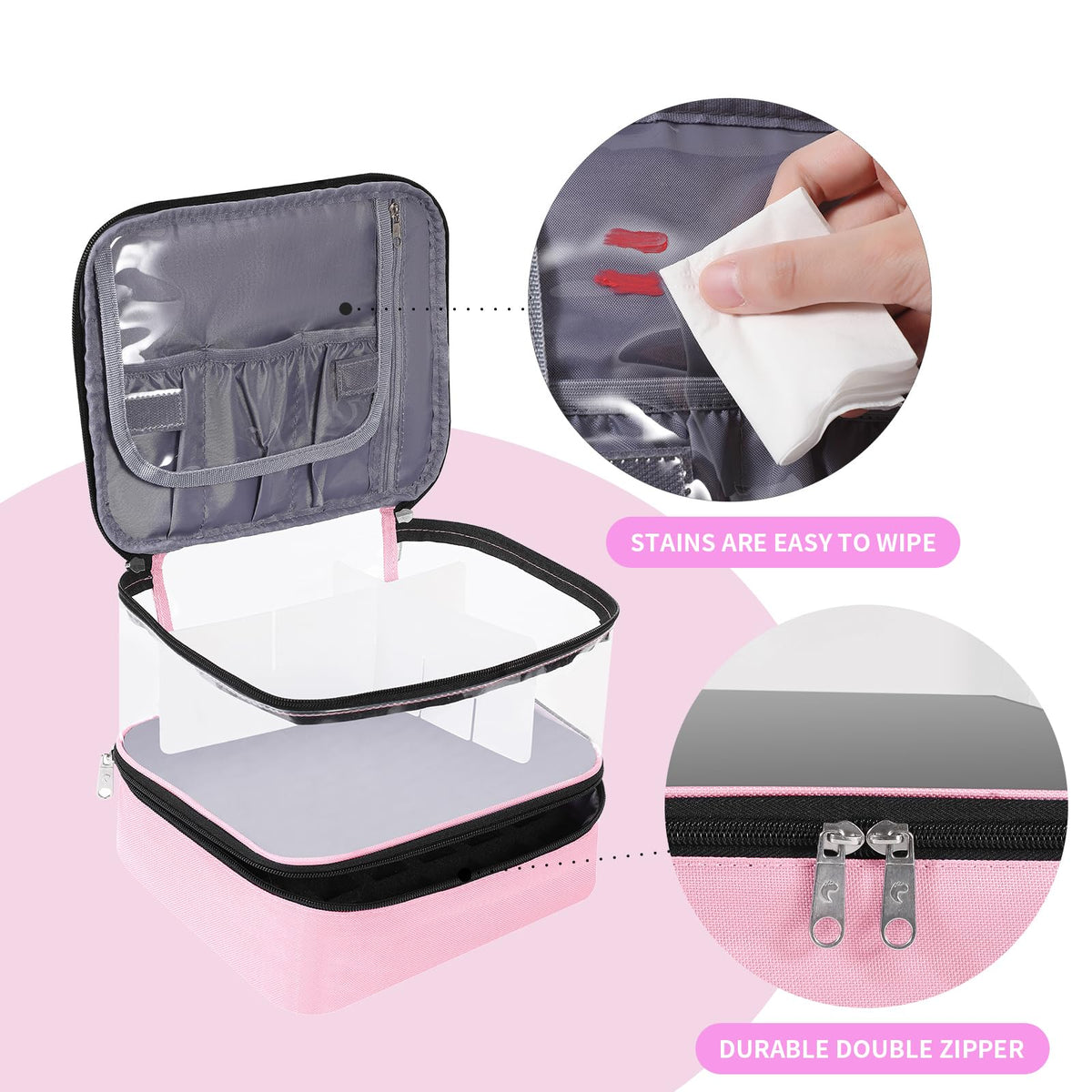Clear Nail Polish Organizer Double layer Nail Polish Holds - Beloving Official Imagery - 8