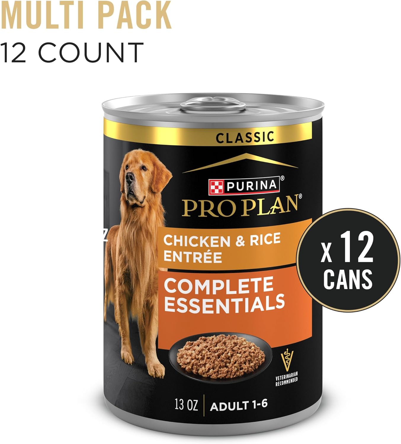 Purina Pro Plan Complete Essentials Classic Pate Dog Food, Chicken and Rice