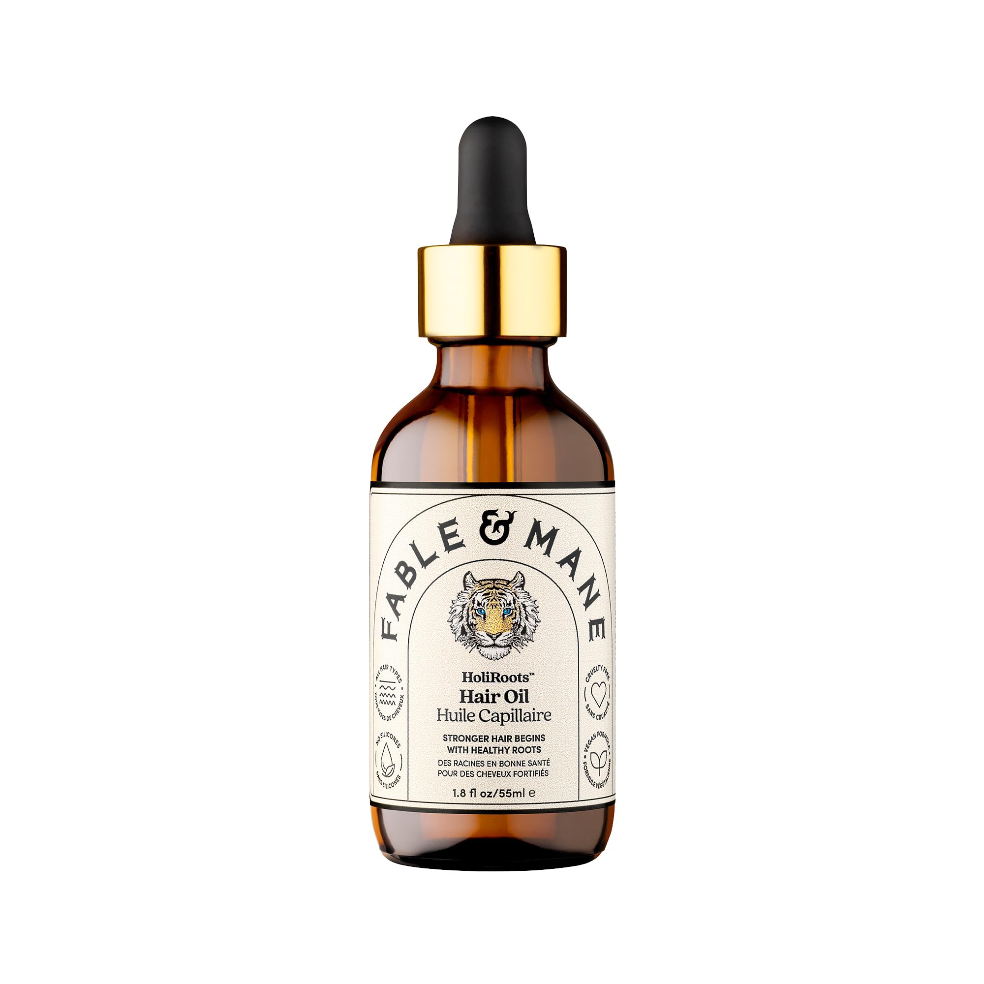 Fable & Mane Fable and Mane Hair Oil - HoliRoots Strengthening Serum for Dama - Fable & Mane Official Product View 2
