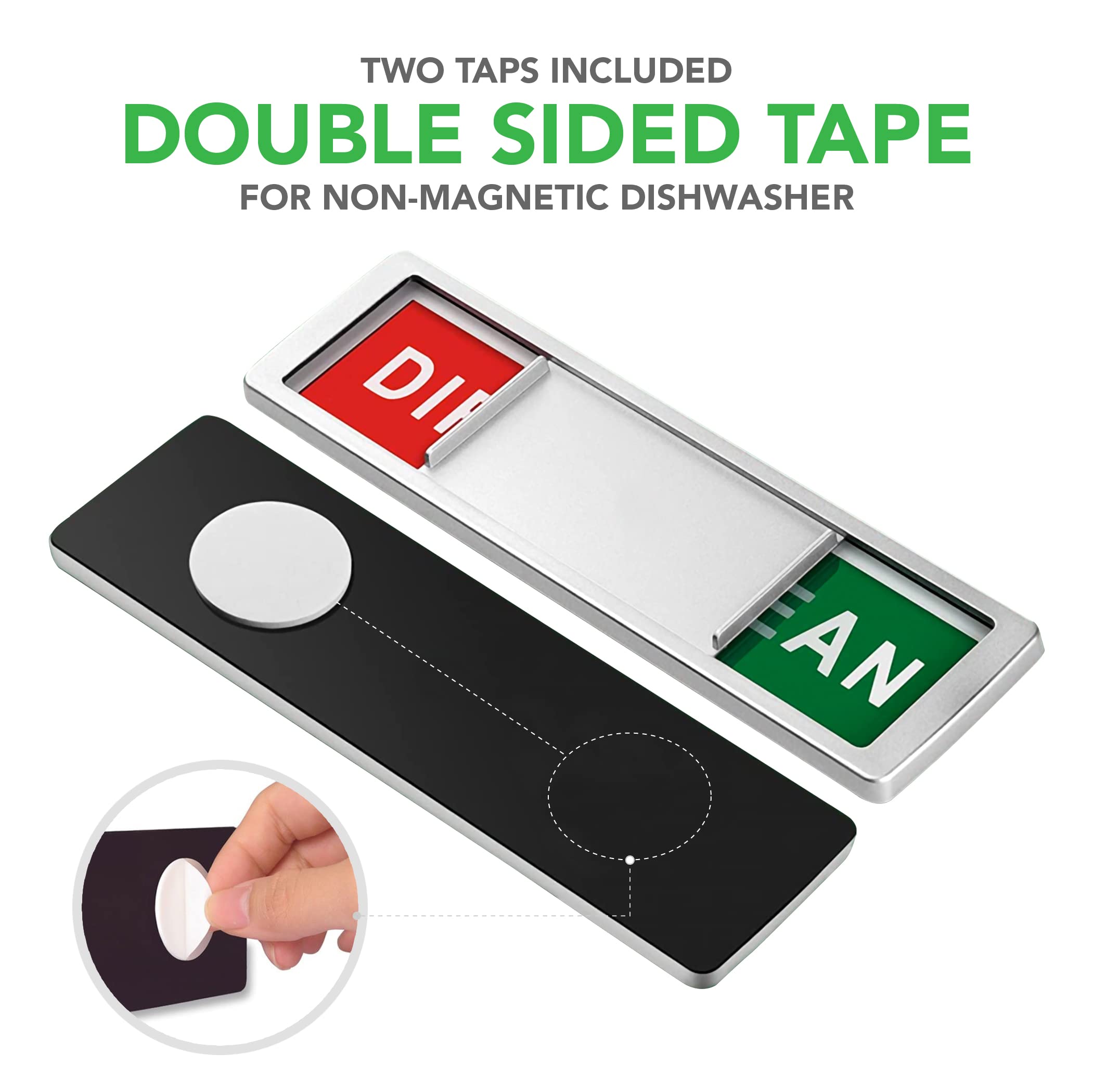 SETTER HOME Premium Clean Dirty Dishwasher Magnet, Dirty Clean Si by SETTER HOME - Angle View 7