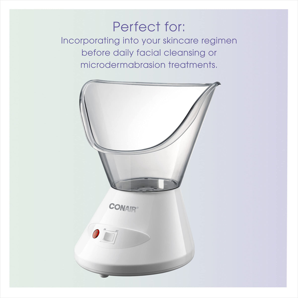 True Glow by Conair Moisturizing Mist Facial Steamer Warm - Conair Official Imagery - 4