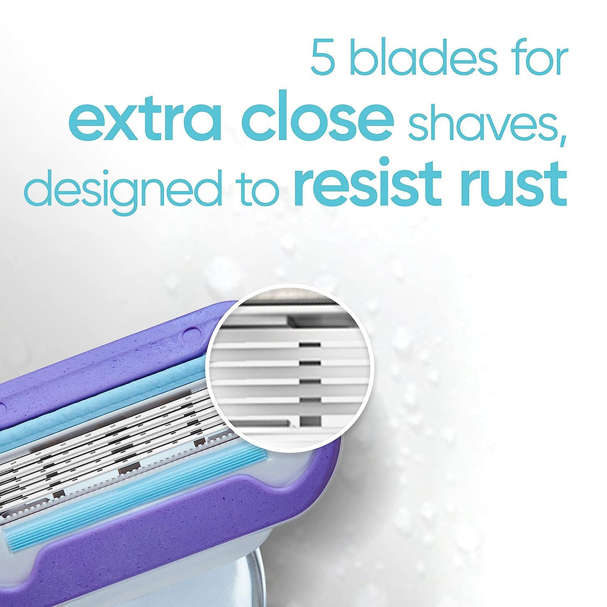 Gillette Venus Deluxe Smooth Platinum Razors for Women 1 - Gillette Venus Official Imagery - 4