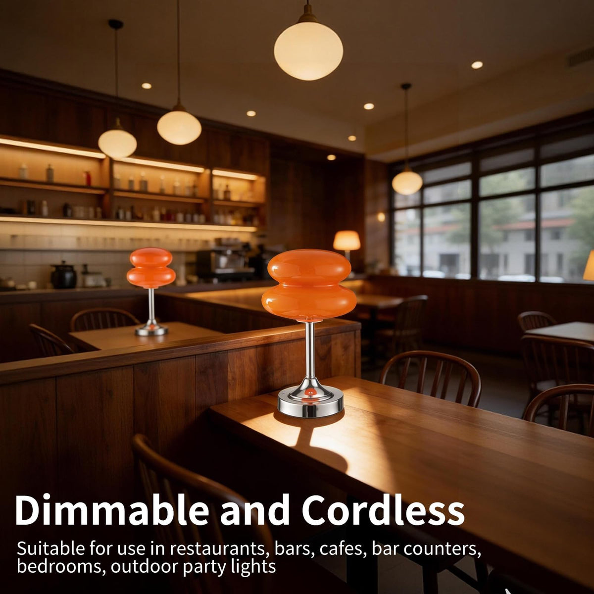 Cordless Mushroom Lamp Table Lamp for Bedroom Battery - Zoeger Official Imagery - 7