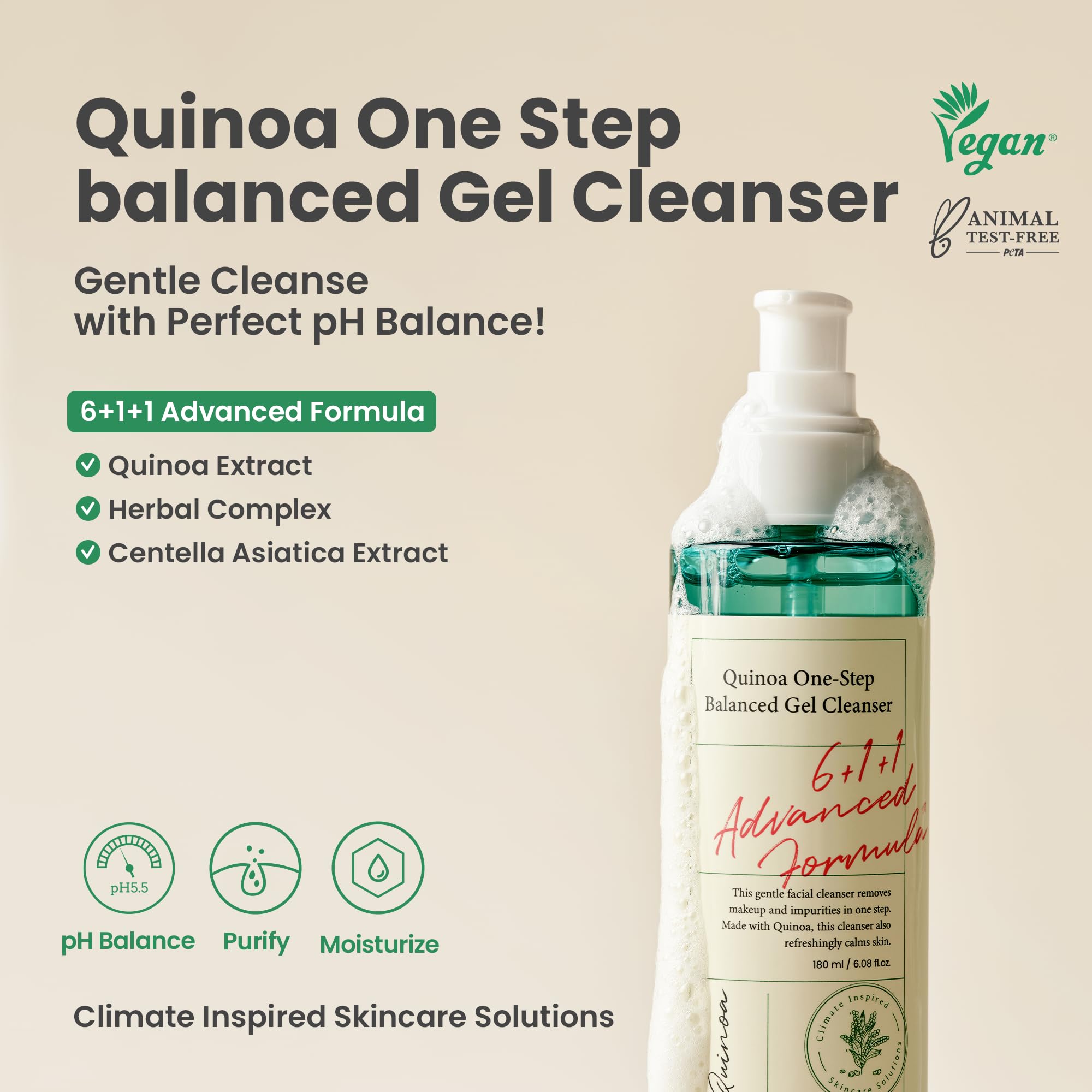 AXIS-Y Quinoa One Step Balanced Gel Cleanser - AXIS-Y