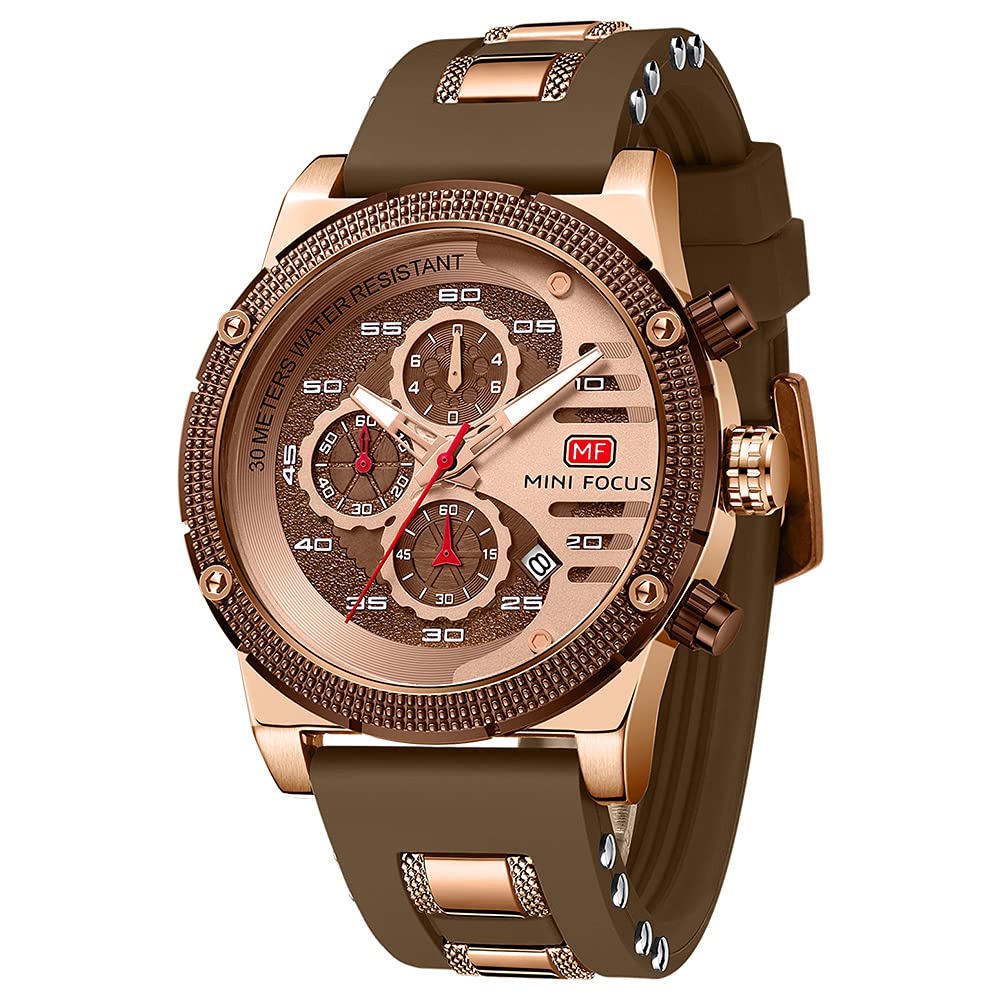 AIMES Mens Watches for Men Casual Chronograph Waterproof Sport - Product Imagery