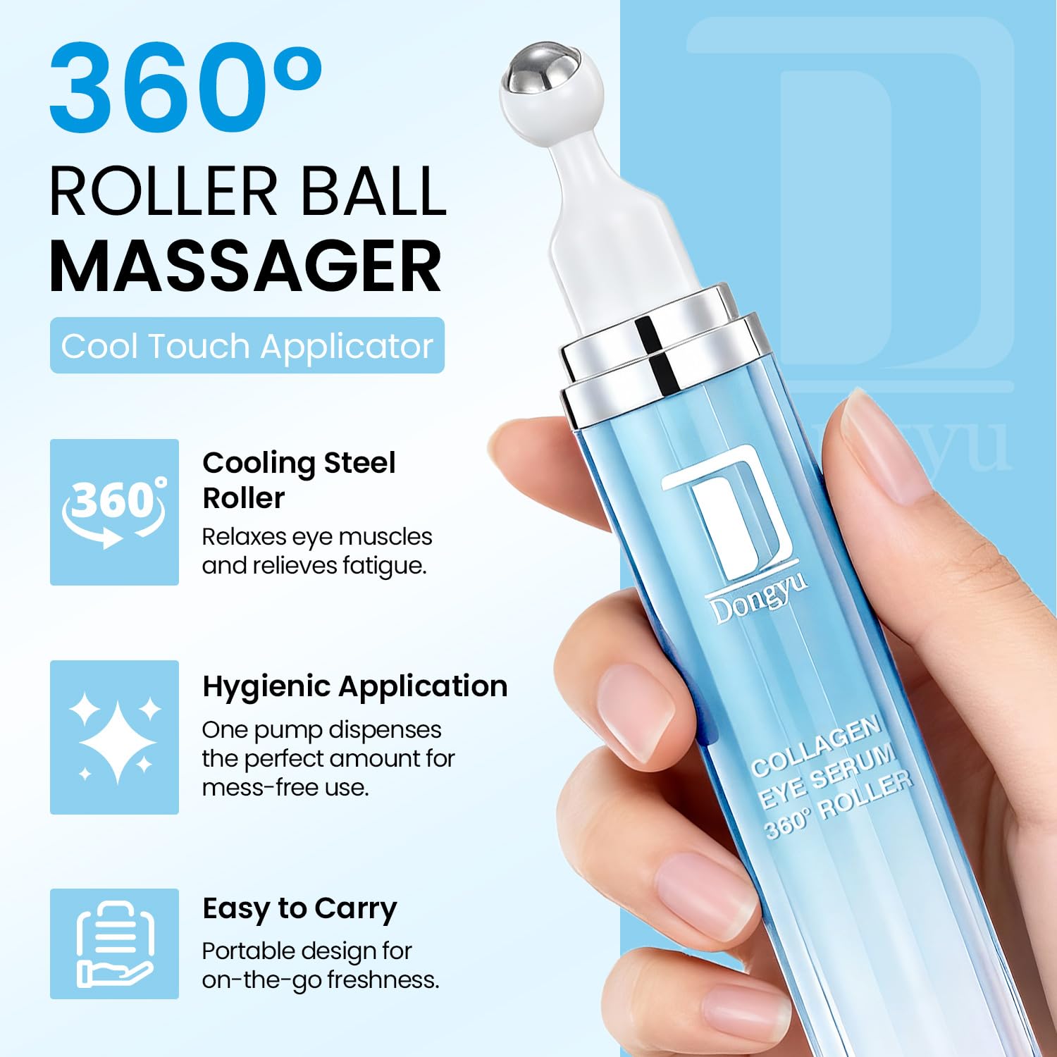 Dongyu Caffeine Under Eye Cream Anti Aging Firming Collagen - Dongyu Official Product Imagery - 5