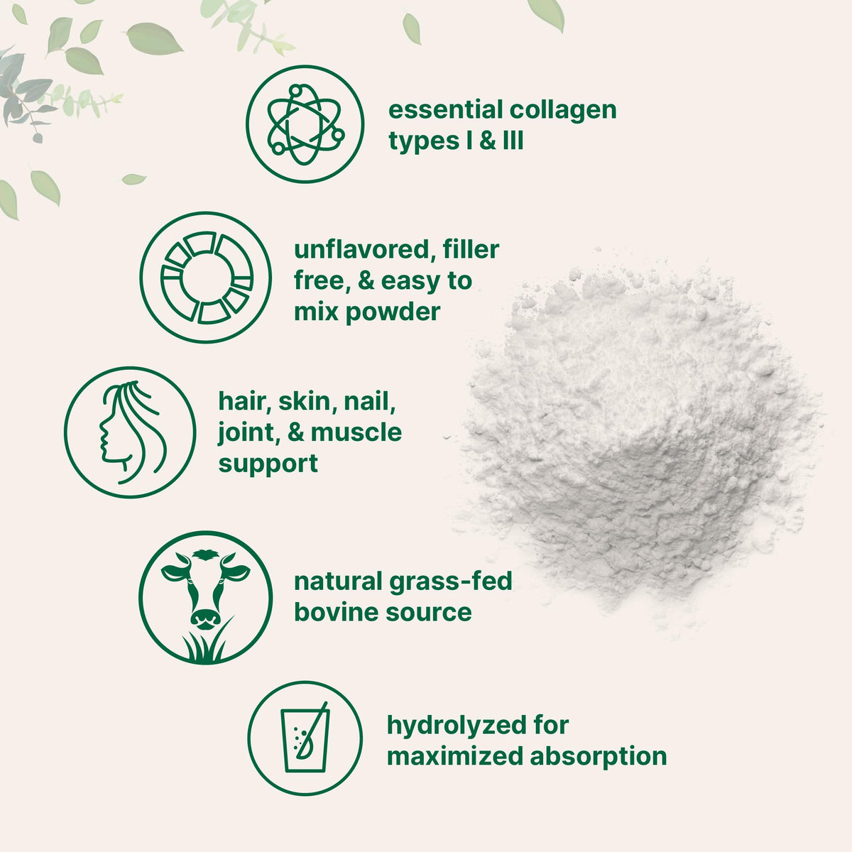 Micro Ingredients Hydrolyzed Collagen Peptides Powder 1 lb - Micro Ingredients Official Imagery - 5