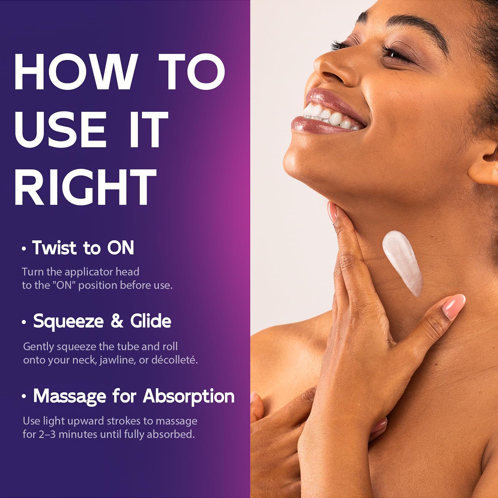 Neck Firming Cream with Retinol Tightening Lifting Gua Sha - GOOSURE Official Imagery - 8