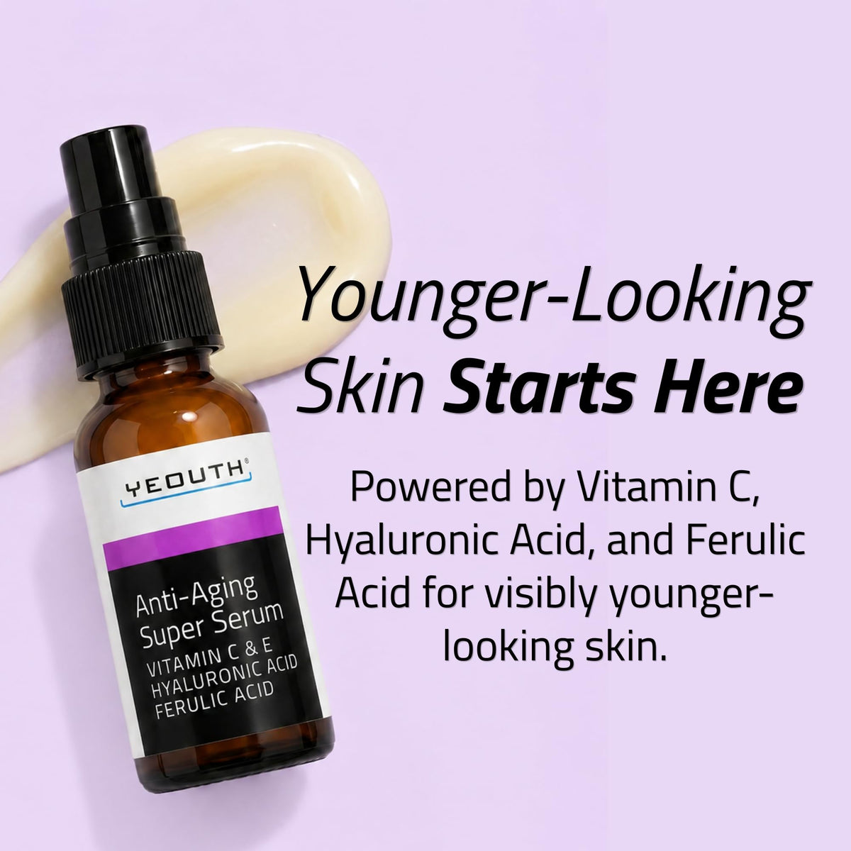 YEOUTH Anti Aging Serum for Face for More Even and Firmer - YEOUTH Official Imagery - 3